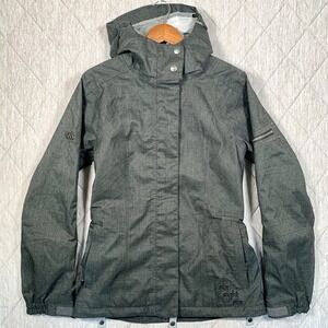 686 Women's Smarty Snowboard Ski Jacket Infidry Heather Gray Size Medium Shell